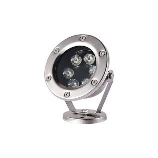 LED LUMINAIRE SS304 IP68 6W 450LM 6000K 60° 12V AC/DC Ra>80 30.000HRS