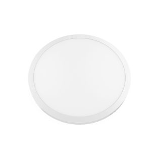 Επαγγελματικός Φωτισμός LED SLIM PANEL WHITE ROUND CEIL. 48W 3000K 3760Lm Φ600 230V Ra80