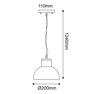 Κρεμαστά ΓΚΡΙ ΚΡΕΜΑΣΤΟ ΦΩΤΙΣΤΙΚΟ BERO 1XE27 MAX.10W LED IP44 ΜΕ ΟΠΑΛ PC ΚΑΛΥΜΜΑ