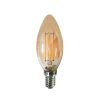 LED FILAMENT E14 STEP DIM C35 5W AMBER 2700K 230V AC 400LM RA80 30000H 300°