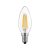 LED FILAMENT E14 CANDLE 6.5W 6500K 230V AC 850LM RA80