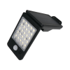 Ηλιακά SOLAR SENSOR SMD LED WALL BLACK 2W 200Lm 4000K IP65 120°