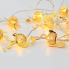 “METAL STRING LIGHTS (FLAMINGO)” ΦΛΑΜΙΝΓΚΟ 10 LED ΛΑΜΠΑΚ ΣΕΙΡΑ ΜΠΑΤΑΡ(2xΑΑ) ΘΕΡΜΟ ΛΕΥΚΟ IP20