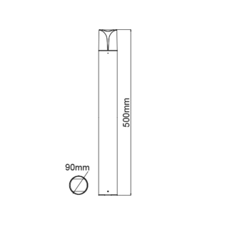 Κολωνάκια E27 POST LUMINAIRE 230V AC DARK GREY IP54 MAX.23W