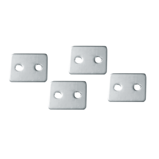 Ταινίες LED κι Εξαρτήματα METAL CONNECTOR 180° WITH SCREWS FOR PROFILE P5390 Set of 4 pcs