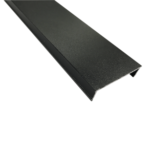 Προφίλ Αλουμινίου κι Εξαρτήματα METAL BLACK COVER FOR ALUMINUM PROFILE P240 2.5m/pc