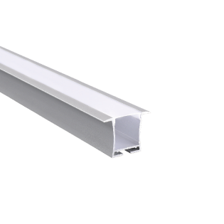 Ταινίες LED κι Εξαρτήματα GENO ALUMINUM PROFILE P171 WITH OPAL PC DIFFUSER 2m/pc