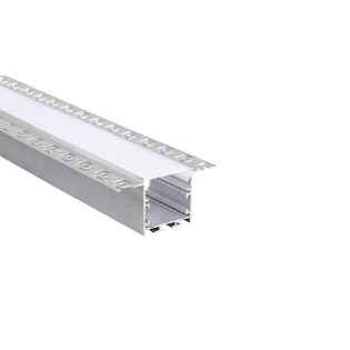 Ταινίες LED κι Εξαρτήματα WINT ALUMINUM PROFILE P235 WITH OPAL PC DIFFUSER 2m/pc