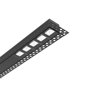 Ταινίες LED κι Εξαρτήματα AISH BLACK ALUMINUM TRIMLESS PROFILE 2.5m/pc WITHOUT COVER