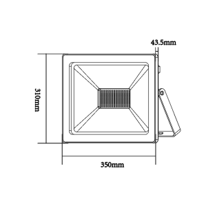 Προβολείς WHITE LED SMD FLOOD LUMINAIRE IP66 150W 3000K 12000Lm 230V RA80