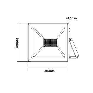 Προβολείς WHITE LED SMD FLOOD LUMINAIRE IP66 200W 3000K 16000Lm 230V RA80