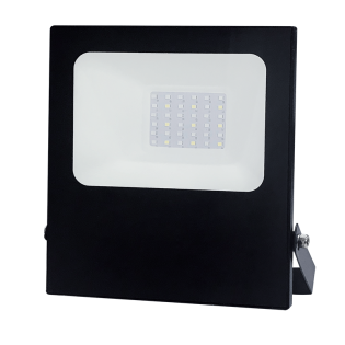 Επαγγελματικός Φωτισμός BLACK LED SMD FLOOD LUMINAIRE IP66 30W RGBW 230V