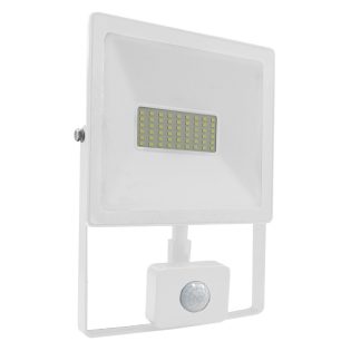 Προβολείς WHITE SENSOR  LED SMD FLOOD LUMINAIRE IP66 50W 6000K 4500Lm 230V RA80