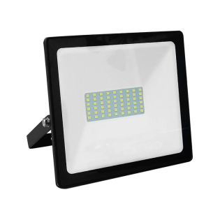 BLACK LED SMD FLOOD LUMINAIRE IP66 50W GREEN 230V