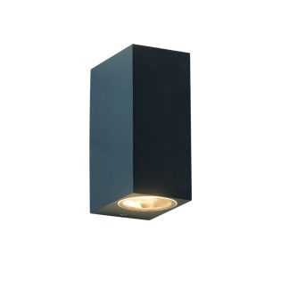 Επιτοίχια και Χωνευτά GU10 WALL LUMINAIRE PLASTIC 230V AC DARK GREY IP65 MAX.2X3W LED