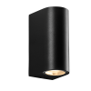 Επιτοίχια και Χωνευτά GU10 WALL LUMINAIRE PLASTIC 230V AC BLACK IP65 MAX.2X3W LED