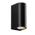 Επιτοίχια και Χωνευτά GU10 WALL LUMINAIRE PLASTIC 230V AC BLACK IP65 MAX.2X3W LED