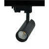 Επαγγελματικός Φωτισμός SAND BLACK LED TRACK LUMINAIRE 10W 3000K 3-PHASE 36° 1000LM 230V AC Ra80 Φ55*153MM 5YRS