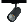 Επαγγελματικός Φωτισμός SAND BLACK LED TRACK LUMINAIRE 27W 3000K 1-PHASE 36° 3120LM 230V AC Ra80 Φ74*170MM 5YRS