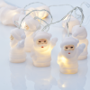 “SILICONE SANTA”, 10 LED ΛΑΜΠΑΚΙΑ ΣΕΙΡΑ ΜΠΑΤΑΡΙΕΣ (2xAA), WW, IP20, 135+30cm, ΔΙΑΦ. ΚΑΛ. ΤΡΟΦ.