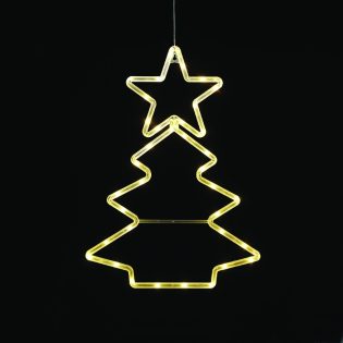 “PLASTIC XMAS TREE” 36 LED ΛΑΜΠΑΚΙΑ WW ΜΠΑΤ. (3ΧΑΑ)/USB, IP20, 32*0.5*44.5