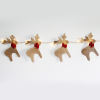 “HESSIAN REINDEER “, 20 MINI LED WW Λ/ΚΙΑ ΑΣΗΜΙ ΧΑΛK. ΜΠ/ΡΙΕΣ (3xAA), IP20, 180+30cm, ΔΙΑΦ. ΚΑΛ. Τ