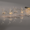 “ACRYLIC PLASTIC REINDEER”, 10 LED ΛΑΜΠ. ΣΕΙΡΑ ΜΠΑΤ. (3xAA), WW,IP20, 135+30cm, ΔΙΑΦ. ΚΑΛ. ΤΡΟΦ.