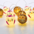 “PLASTIC BALL OWL”, 10 LED ΛΑΜΠΑΚΙΑ ΣΕΙΡΑ ΜΠΑΤΑΡΙΕΣ (3xAA), WW, IP20, 135+30cm, ΔΙΑΦ. ΚΑΛ. ΤΡΟΦ.