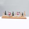 WOODEN XMAS COUNTDOWN WITH SANTA ΔΙΑΚΟΣΜHTIKO ΜΟΤΙΦ 33x5x10cm