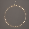 “D30CM SILVER ROUND” 45 ΜΙΝΙ LED ΛΑΜ, WW, ΑΣΗΜΙ ΚΑΛΩΔ. ΧΑΛΚΟΥ,ΑΝΤΑΠΤ.(3VDC),IP44, 3M ΔΙΑΦ ΚΑΛ