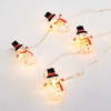 “SNOWMAN” 15 MINI LED ΛΑΜΠΑΚ. ΣΕΙΡΑ, WW, ΑΣΗΜΙ ΚΑΛΩΔ. ΧΑΛΚΟΥ, MΠΑΤ. (2ΑΑ),IP20, 140+30CM ΔΙΑΦ ΚΑΛ