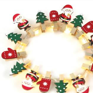 “SANTA & TREES” 16 MINI LED ΛΑΜΠ. ΣΕΙΡΑ, WW, ΑΣΗΜΙ ΚΑΛ. ΧΑΛΚ., MΠΑΤ. (2ΑΑ),IP20, 150+30CM ΔΙΑΦ ΚΑΛ