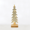 “WOODEN XMAS TREE”, 4 ΜΙΝΙ LED ΛΑΜΠ. WW ΜΠΑΤ. (2XAAA) ΑΣΗΜΙ ΚΑΛ. ΧΑΛΚΟΥ IP20 Φ9.5Χ30.5CM