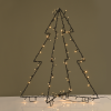 “METAL FOLDABLE TREE”, 74 LED ΛΑΜΠ. ΣΕΙΡΑ WW ΑΝΤΑΠ(3.5V)ΣΤΑΘ. ΜΑΥΡΟ ΚΑΛ.IP44 55Χ65CM, 4Μ ΚΑΛ ΤΡΟΦ