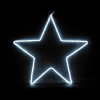 “STAR” 200 NEON LED 2m NEON DOUBLE SMD ΦΩΤ., CW ΣΤΑΘ., IP44, 58X54CM, 1.5m ΚΑΛ.