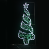 “CHRISTMAS TREE”,270&200LED ΕΠΙΣT ΣΧΕΔ 7.5mΜΟΝΟΚ ΦΩΤ+ΛΑΜ ΣΕΙΡ,CW+ΠΡΑΣ ΣΤΑΘ,IP44,750x200CM,1.5m ΤΡ