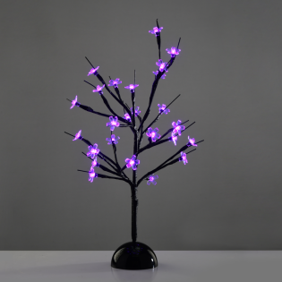 “TABLE TREE” 25 LED ΣΧΕΔΙΟ ΛΑΜΠΑΚ ΜΕ ΜΠΑΤΑΡΙΑ 3xAA ΜΩΒ IP20 10x10x45cm