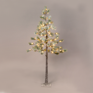 “SNOW PINE TREE” 96 WW LED ΛΑΜΠΑΚ.ΑΝΤΑΠΤ.(24VDC) IP44 21X21X180CM 3M KΑΦΕ ΚΑΛ. ΤΡΟΦ.