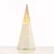 “SILVER & WHITE SEQUIN CONE TREE” 20 WW LED ΛΑΜΠ. ΜΠΑΤ. 3ΧΑΑ,IP20 Φ18.5Χ50CM