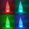 “CRYSTAL PLASTIC TREE” 1 RGB LED ΜΠΑΤ (3xAAA) ΠΡΟΓΡΑΜ(ΕΝΑΛΛΑΓΗ ΧΡΩΜ) IP20 Φ10x25cm