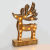 ““WOODEN REINDEER  DECOR LIGHTS” ΤΑΡΑΝΔΟΣ 16 LED ΛΑΜΠΑΚ ΜΠΑΤΑΡ(2xAAA) ΘΕΡΜΟ ΛΕΥΚΟ IP20 19x33x6cm
“