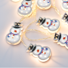 ΥΠΟ ΚΑΤΑΡΓ “METAL CHRISTMAS MOTIFS” ΧΙΟΝΑΝΘΡΩΠΟΣ 10LED ΛΑΜΠΑΚ ΣΕΙΡΑ ΜΠΑΤ(3xAA) WW IP20 135+30cm Δ