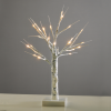 “SNOW TREE” ΛΕΥΚΟ ΔΕΝΤΡΟ 24 LED ΛΑΜΠΑΚ ΜΠΑΤΑΡ(3xAA) ΘΕΡΜΟ ΛΕΥΚΟ IP20 45cm