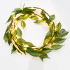 “CHRISTMAS WREATH” ΣΤΕΦΑΝΙ ΜΕ ΠΡΑΣΙΝΑ ΦΥΛΛΑ 30 MINI LED ΛΑΜΠΑΚ ΜΕ ΚΑΛΩΔΧΑΛΚΟΥ&ΜΠΑΤΑΡ.(3xAA)ΘΕΡΜΟ