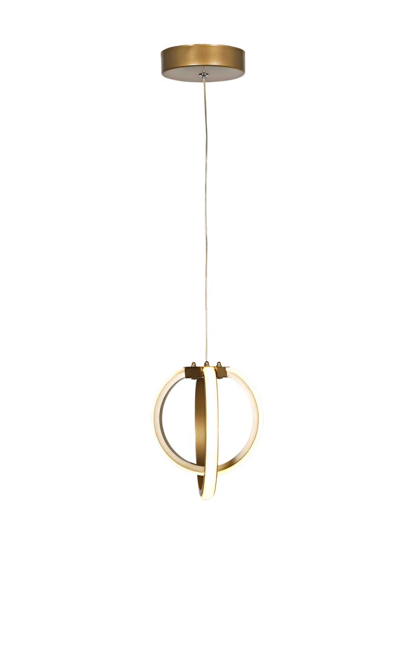 VENUS-20 PENDANT LED GOLD 24W ΦΩΤΙΣΤΙΚΟ LED ΚΡΕΜΑΣΤΟ