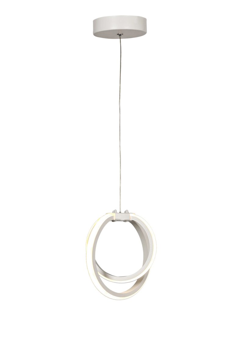 VENUS-20 PENDANT LED WHITE 24W ΦΩΤΙΣΤΙΚΟ LED ΚΡΕΜΑΣΤΟ