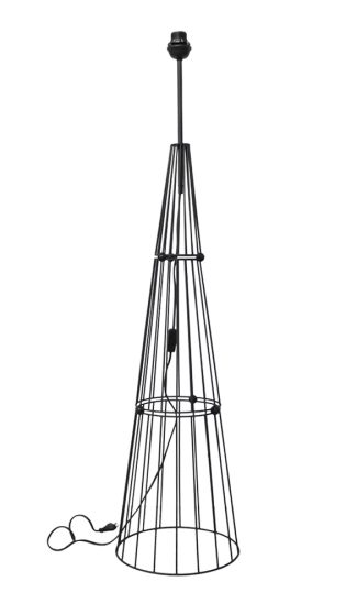 Δαπέδου / Ορθοστάτες FLB-11 ΜΑΥΡΟ-BLACK ΔΑΠΕΔΟΥ ΒΑΣΗ (ΚΙΤ-3ΤΕΜΑΧΙΩΝ)h130 x Φ32