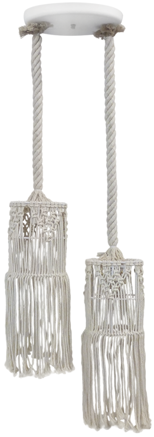 Καλλιτεχνικός Φωτισμός MACRAME  MAC-01PENDEL 2L