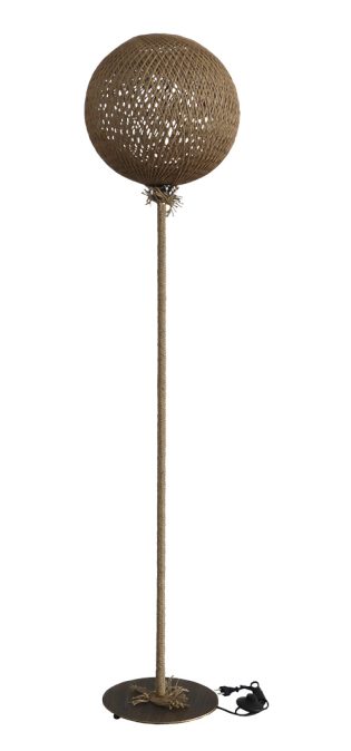 Δαπέδου / Ορθοστάτες SILK-02 FLOOR LAMP ROPE NATUR-UT-BR